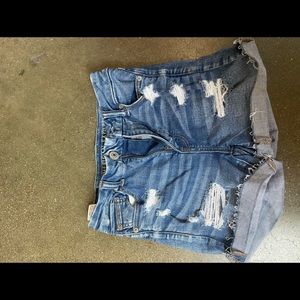 American Eagle Jean shorts size 0